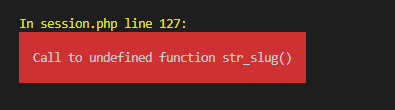 “Call to undefined function str_slug()” in Laravel 6.0