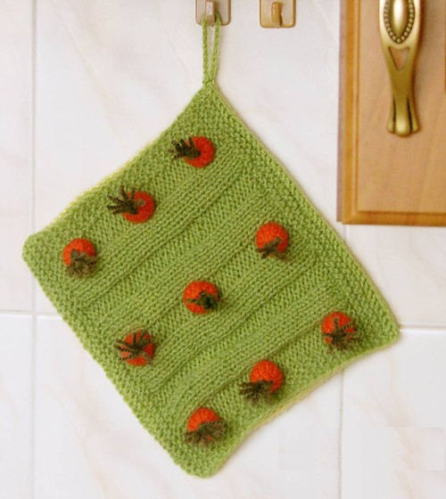  Carrot Field Potholder - Free Pattern 