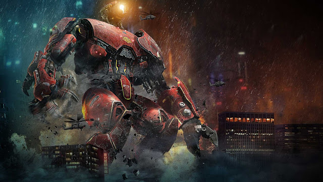   Crimson Typhoon  Pacific Rim Movie Sci Fi Jaeger Mecha Robot HD Wallpaper Desktop PC Background a141. 