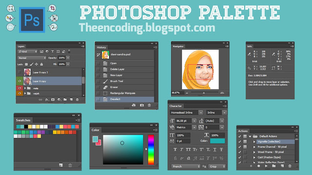 Fungsi Pallete Pada Photoshop