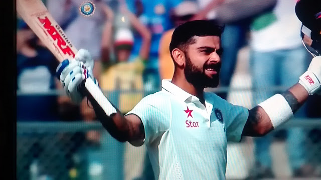 Virat Kohli India vs England Mumbai test Alastair Cook 