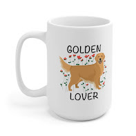 golden retriever mug