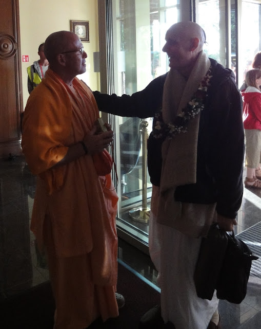 Sankarshan Das Meeting with B.B. Govinda Swami