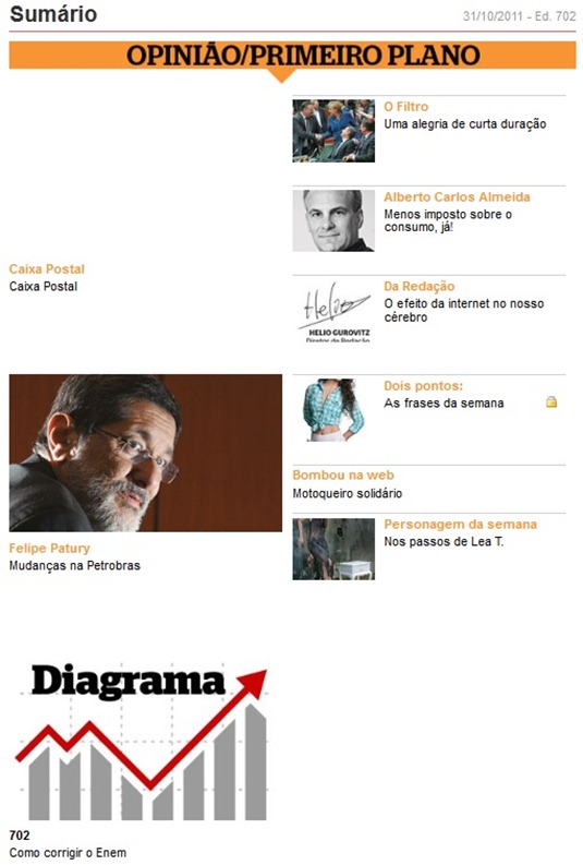 download revista época edição 702 de 31.10.11 - sumário
