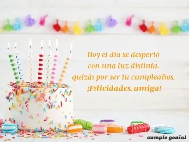 amiga cumpleaños