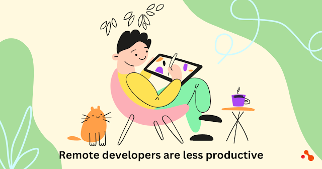 Remote developers are less productive
