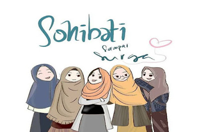 Gambar Kartun Muslimah 5 Sahabat