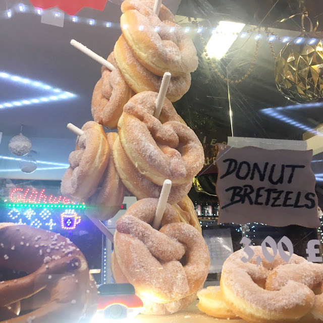 Manchester christmas markets - donut pretzels