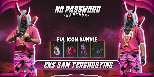 Free Fire & FF Max Red Samurai Bundle Config Glitch File 