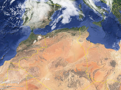 Image Satellite de l'Algerie