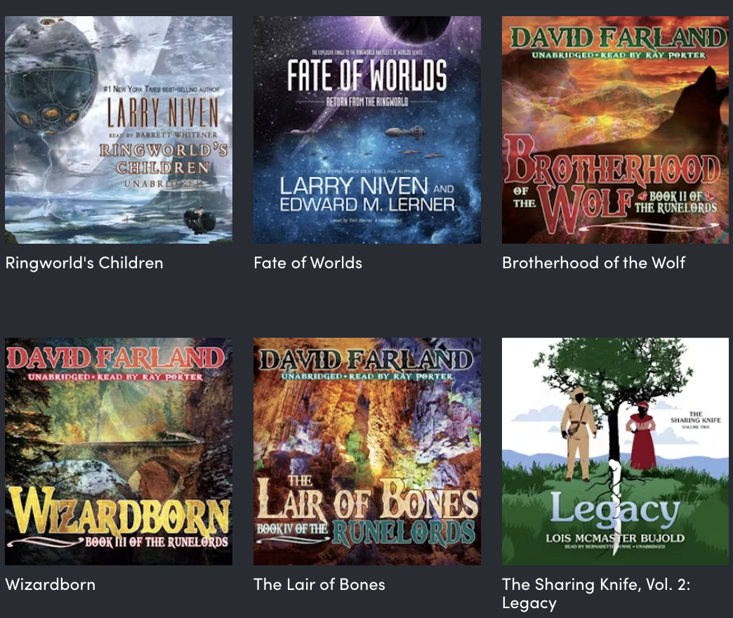 Tenkar's Tavern: Humble Bundle - Iconic SciFi AudioBooks