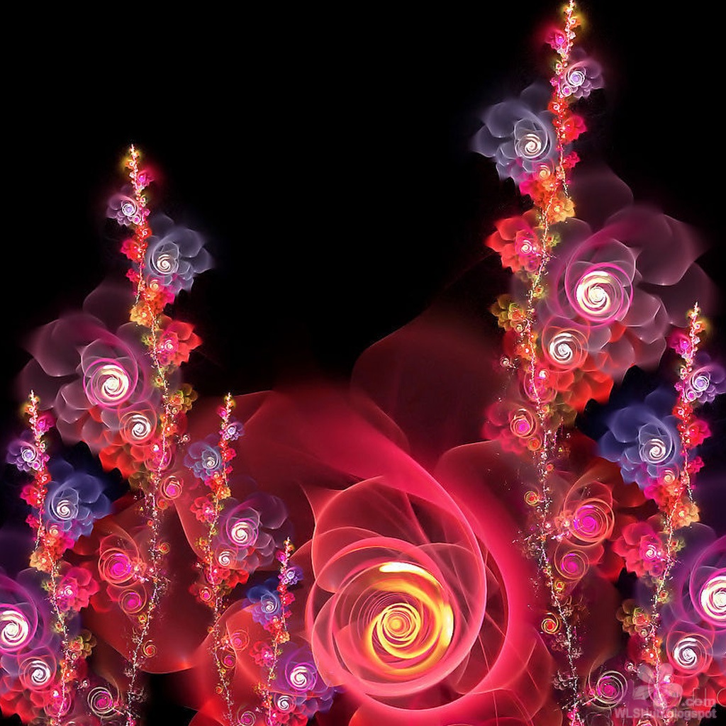 3D Flower Wallpaper HD 22712 - Baltana