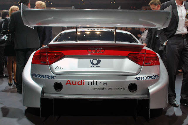 The Audi A5 DTM car racing