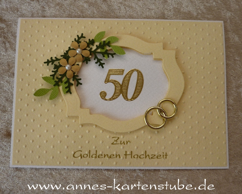 goldene hochzeit karten