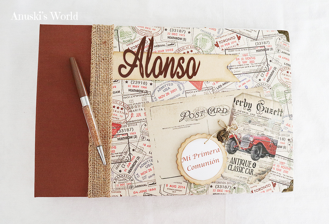 Libro de firmas comunión personalizado Viajes - Anuski's World