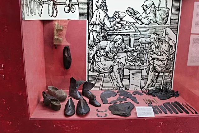 Artifacts inside the Museum of the Szczecin History in Poland