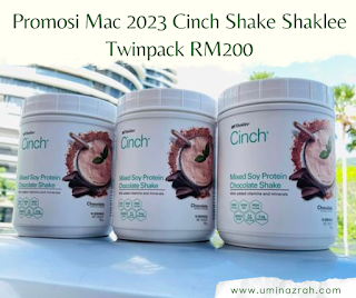 Cinch Shake Shaklee Twinpack Promosi Puasa Mac 2023 RM200