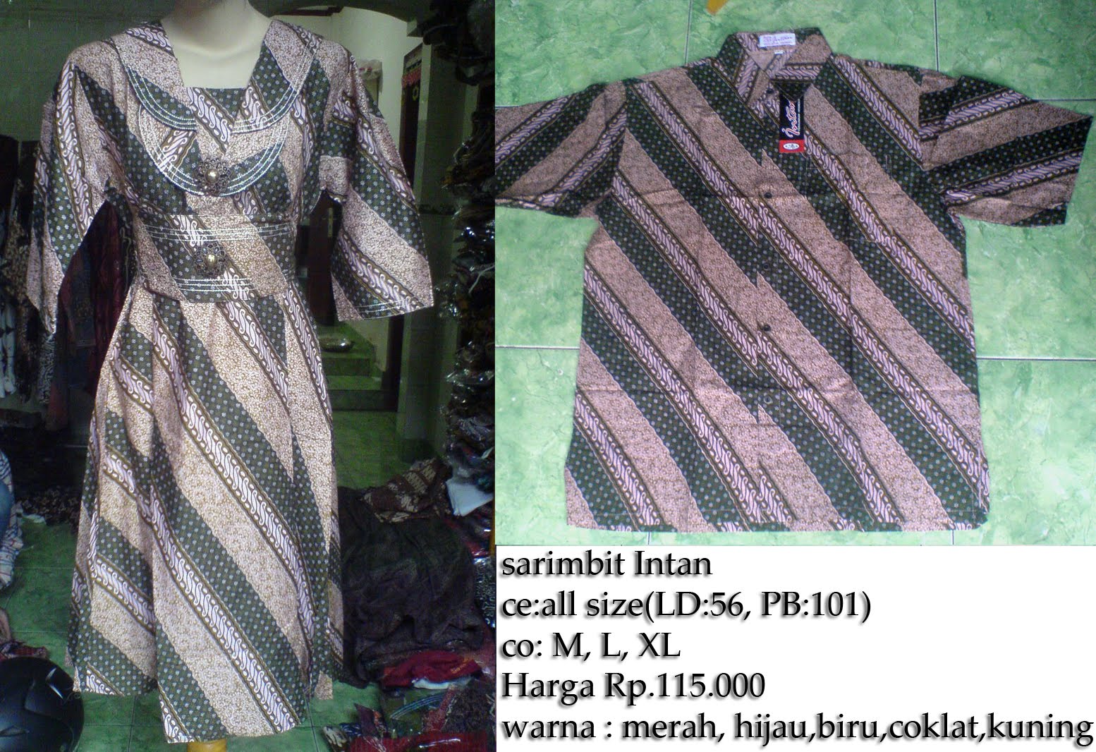 Javanese batik clothes trend: BAJU BATIK SARIMBIT MODERN