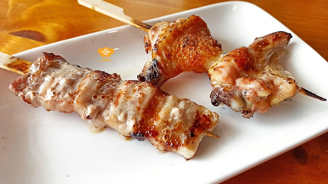 Juu Na Na Section 17 Menu - Yakitori - Bara (Pork Belly) & Tebasaki (Chicken Wing)