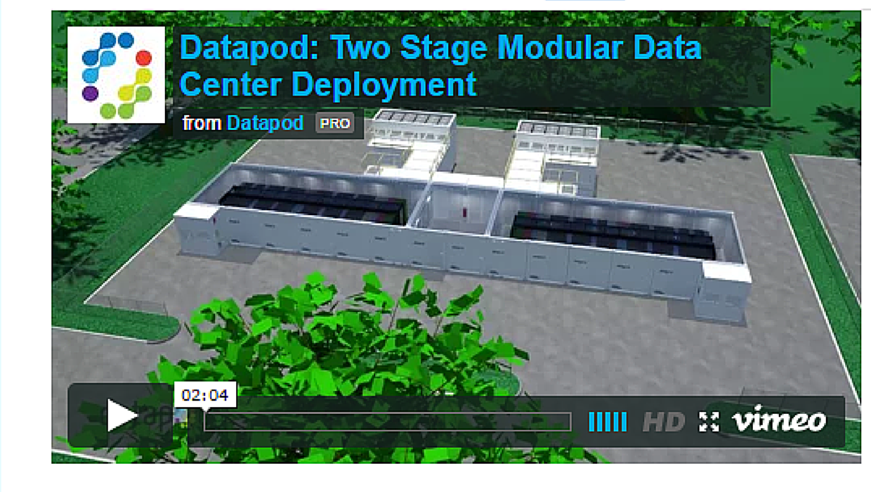 Two stage data center deployment