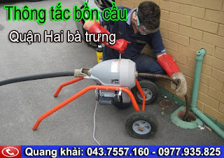 dichjv ụ thông tắc cống,bồn cầu,chậu rửa bát tại quận hai bà trưng