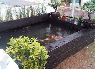  Terasa lengkap rasanya kalau rumah hunian kita mempunyai sebuah bak ikan minimalis sehing 15 Model Terbaru Desain Kolam Ikan Minimalis