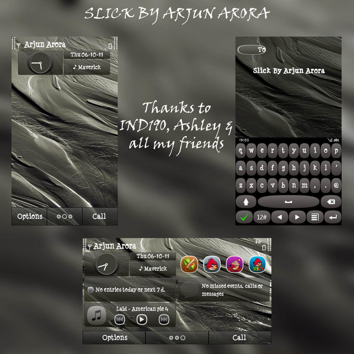 Slick theme with my anna shine icons is now available on nokia store ...