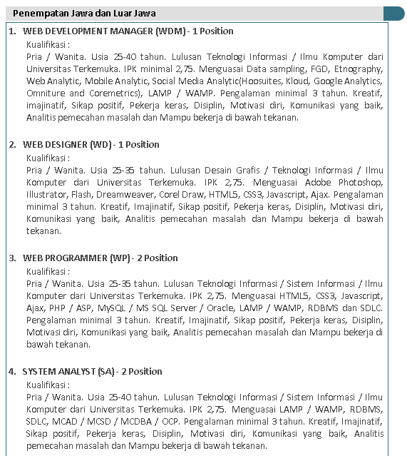 5 Lowongan Kerja Indomaret ( PT Indomarco Prismatama ) Terbaru 2019