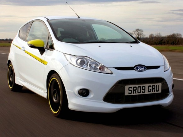 Ford Fiesta ST White Wallpaper