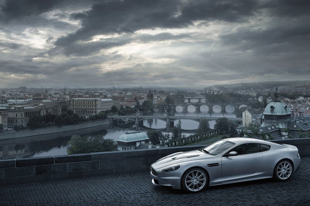 Aston Martin DBS Cool Black and White Pics