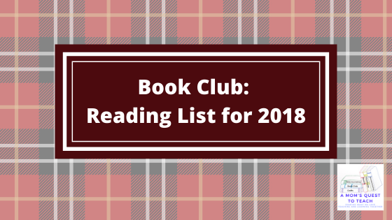 Text: Book Club: Reading List for 2018