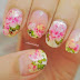 Peony Water Decal Nail Art