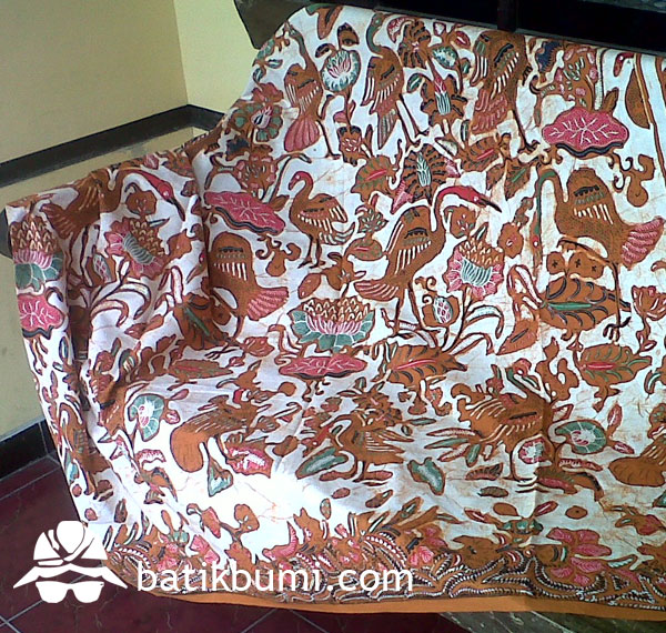 Kain Batik SEMI TULIS motif Burung MB 040