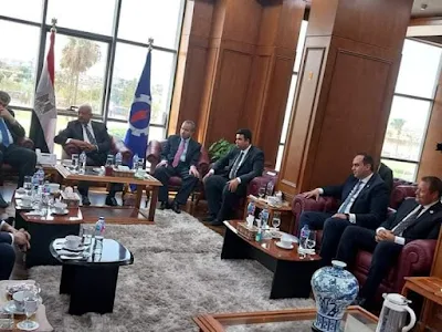 محافظ السويس يستقبل رئيس لجنة صحة النواب والوفد المرافق له بحضور نواب المحافظة