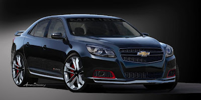 Chevrolet Malibu Turbo Performance Concept (2012 Rendering) Front Side