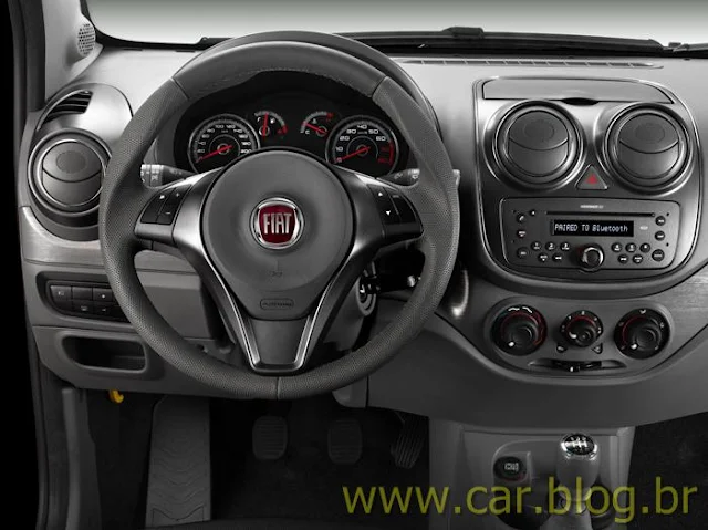 Novo Fiat Palio 2012 - interior painel