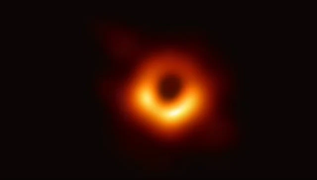 Mystery: The idea of black holes having a 'singularity' at their centre where nothing – not even light – can escape, has been brought into question by the research, too. Pictured is the supermassive black hole at the heart of galaxy M87