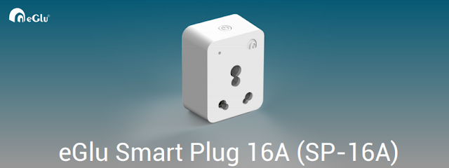 eGlu Home Automation Smart Plug 16Amps (SP-16A)