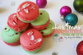 Christmas Peppermint Macarons from Anyonita-nibbles.co.uk