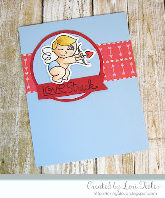 Love Struck card-designed by Lori Tecler/Inking Aloud-stamps from Paper Smooches