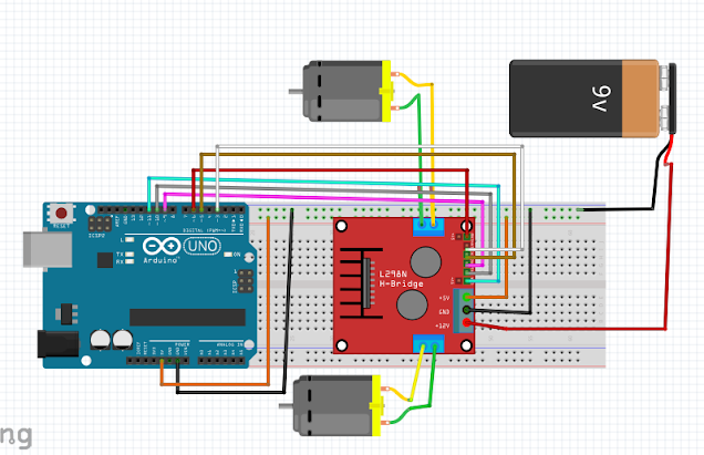 İki DC Motor Çalıştırma - Mblock ile Arduino
