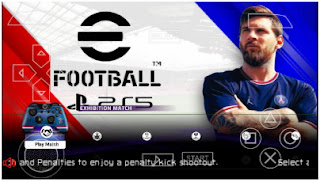 Download eFootball PES 2022 PPSSPP Menu Update Camera PS5 Real Face & New Transfer