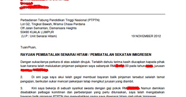 Surat Rasmi Rayuan Perumahan - Rasmi L Surat Rasmi Rayuan Perumahan - Rasmi L