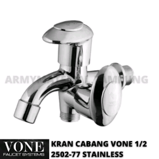 Jual Kran Air Cabang 1/2 Inch Merk Vone