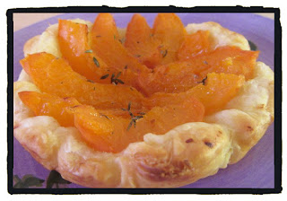 Tartelettes d'abricots au thym