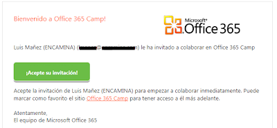 bienvenido a Office365