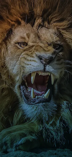 iphone wallpaper 4k - lion