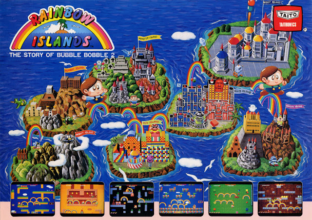 Rainbow Islands - Flyer Arcade
