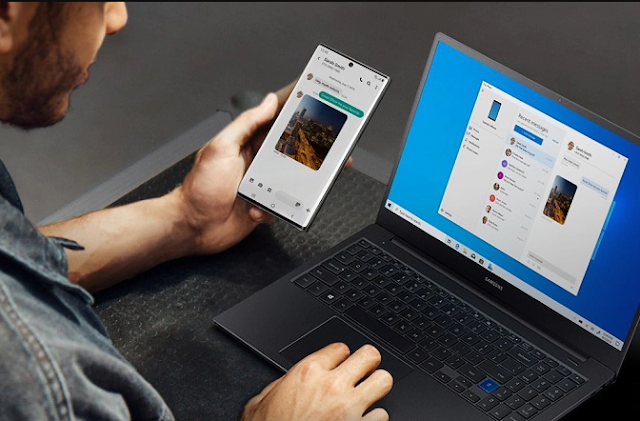 يدعم Windows 10 نقل الملفات لاسلكيًا من وإلى هواتف سامسونج
