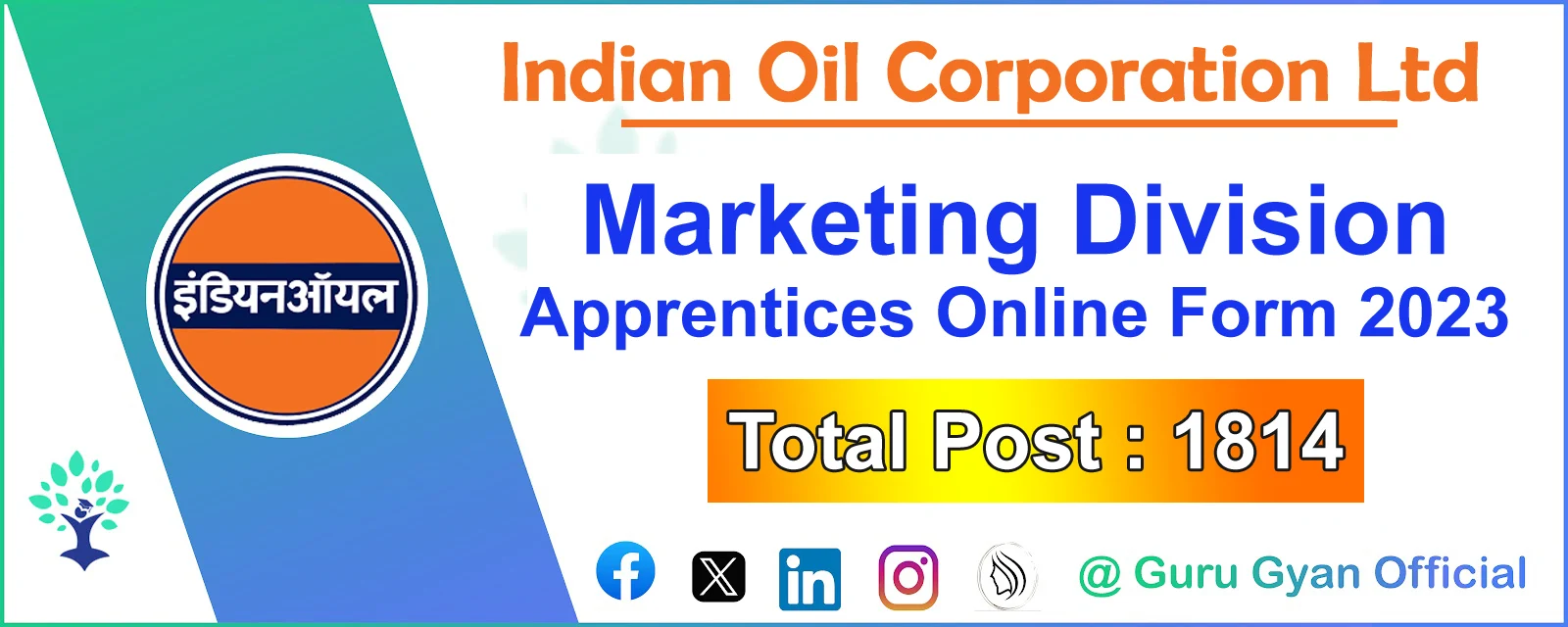 Indian Oil IOCL Marketing Division Apprentices Online Form 2023